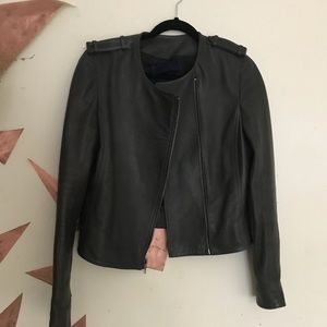 A.L.C. Jackets & Coats - Dark grey calf skin leather jacket A.L.C. Jackets & Coats - Dark grey calf skin leather jacket